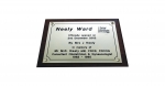 A5 Brass Plaque
